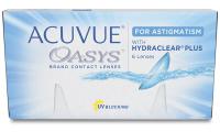 ACUVUE OASYS FOR ASTIGMATISM with Hydraclear® Plus 6 8.6 180 -2.75 1.50